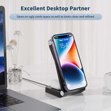 Magnetic Wireless Charger, 3 in 1 Fast Wireless Charging Station for Multiple Devices